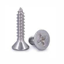 India Market hot selling Stainless Steel self tapping screw flat head with ISO certificate